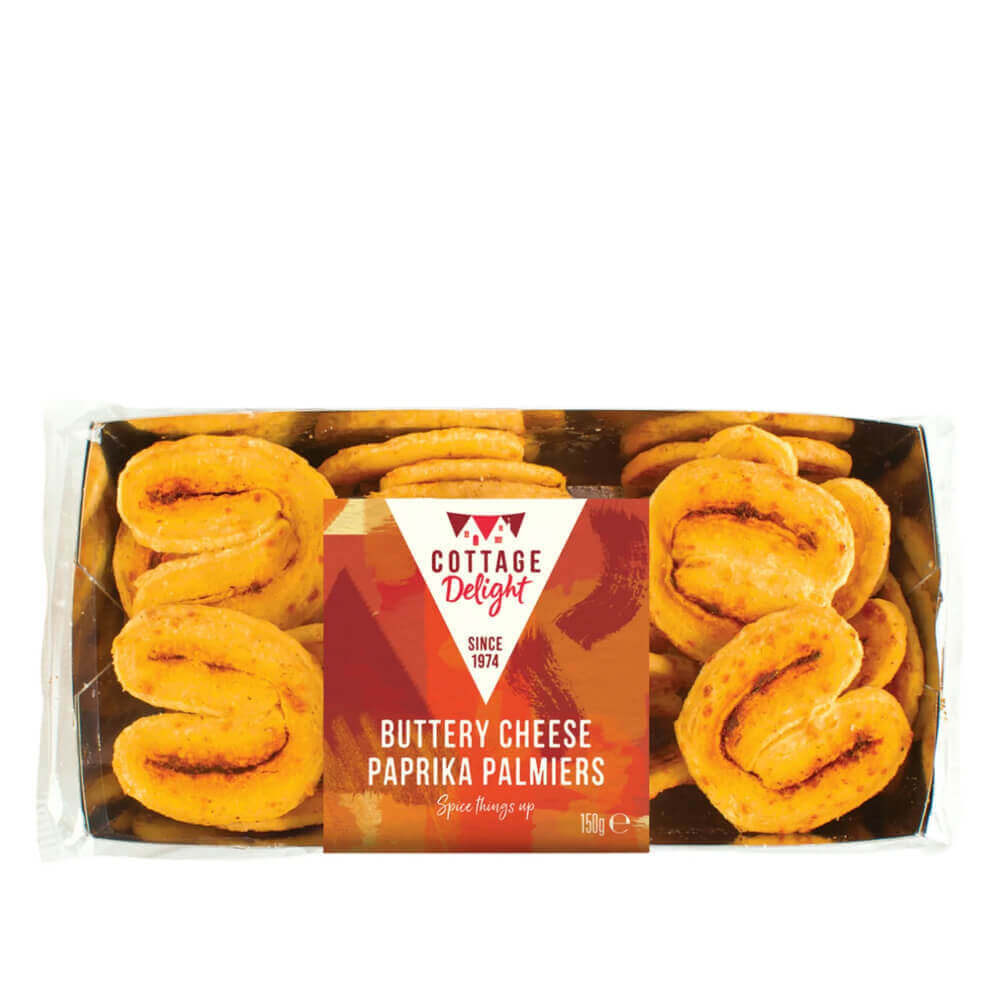 Cottage Delight Buttery Cheese Paprika Palmiers 150g